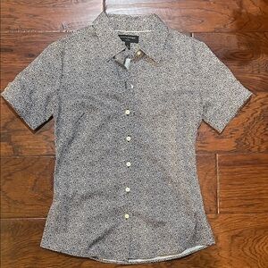 Banana Republic Black and White Casual Shirt